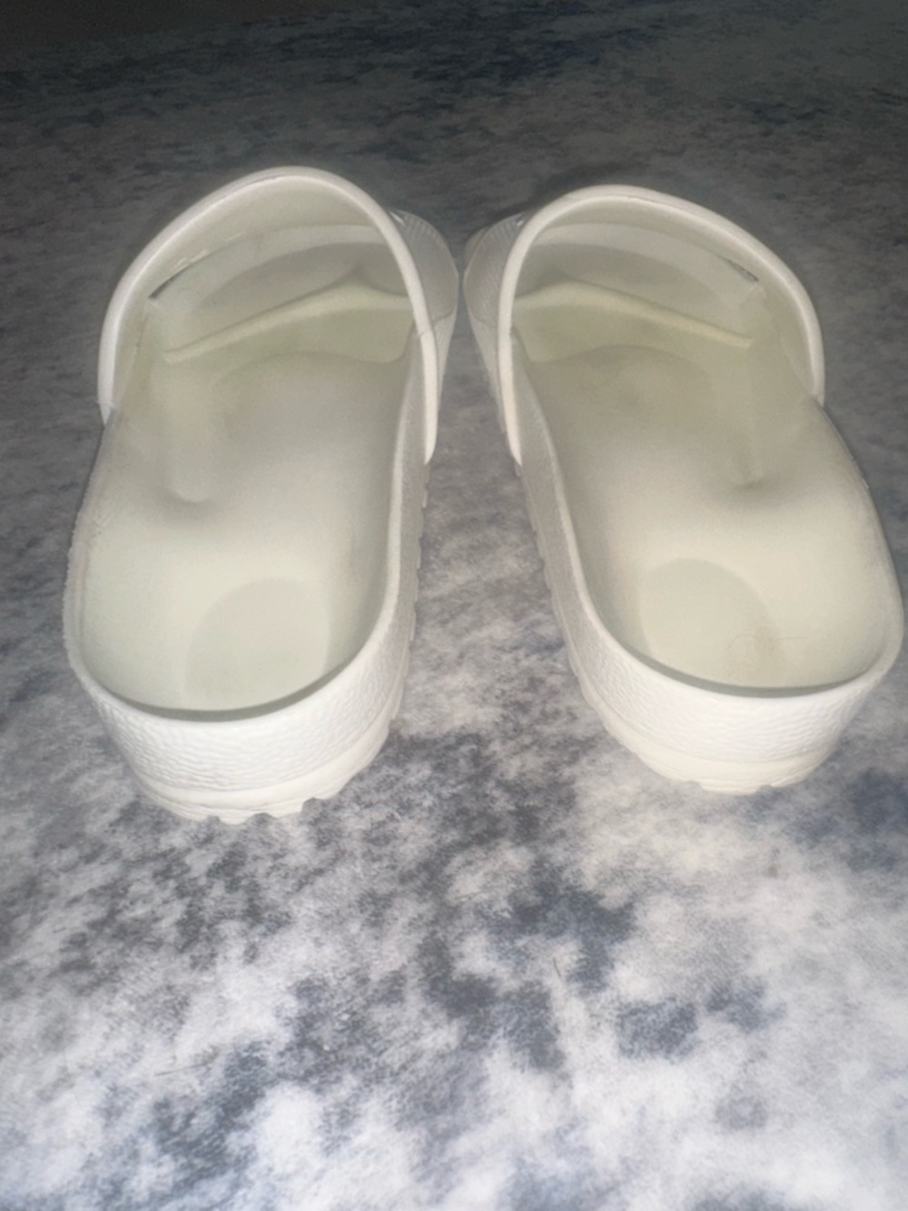 Birkenstock White Slip-On EVA Slides - Picture 6 of 8